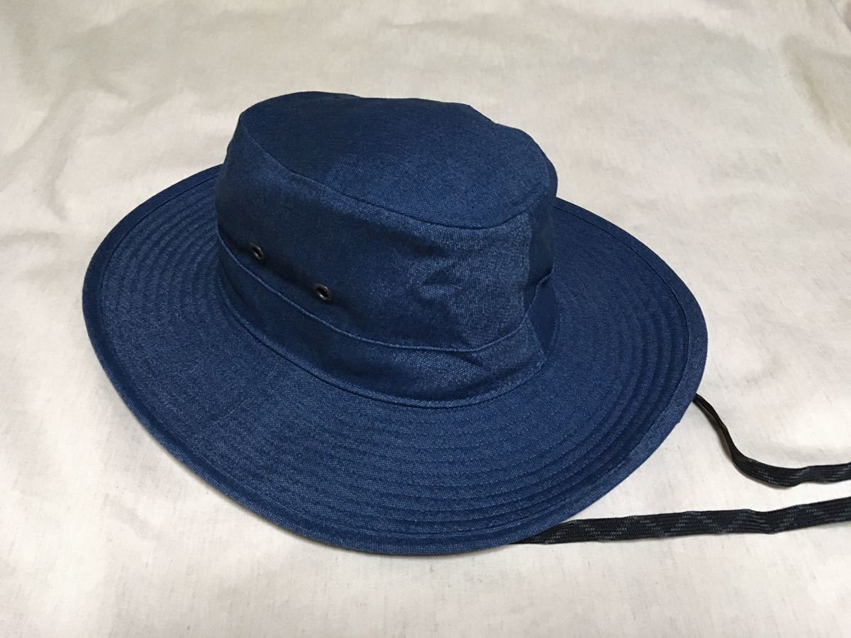 新品 patagonia ザフォージハット S 59cm hemp surf SP19 廃番カラー デニムシャンブレー サンブーニー バケットハット ヘンプフィッシング_画像2