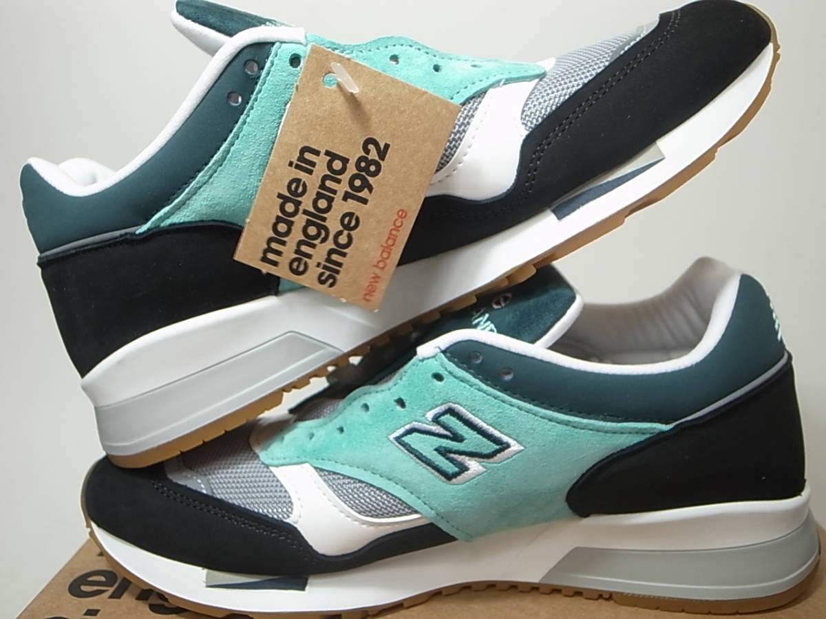 【送料無料 即決】海外限定 NEW BALANCE UK製 M1500LIB 26cm US8新品 Lava Ice Beach Pack日本未発売 ブラックxティールxグレー イギリス製_画像6