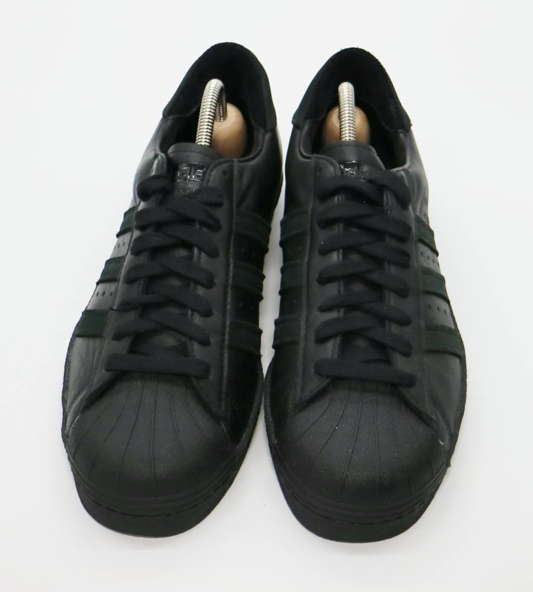 アディダス スーパースター EE7391 25.5cm adidas SUPERSTAR 80s RECON TRIPLE BLACK 80s リーコン スニーカー 限定 黒 ブラック 中古_画像1