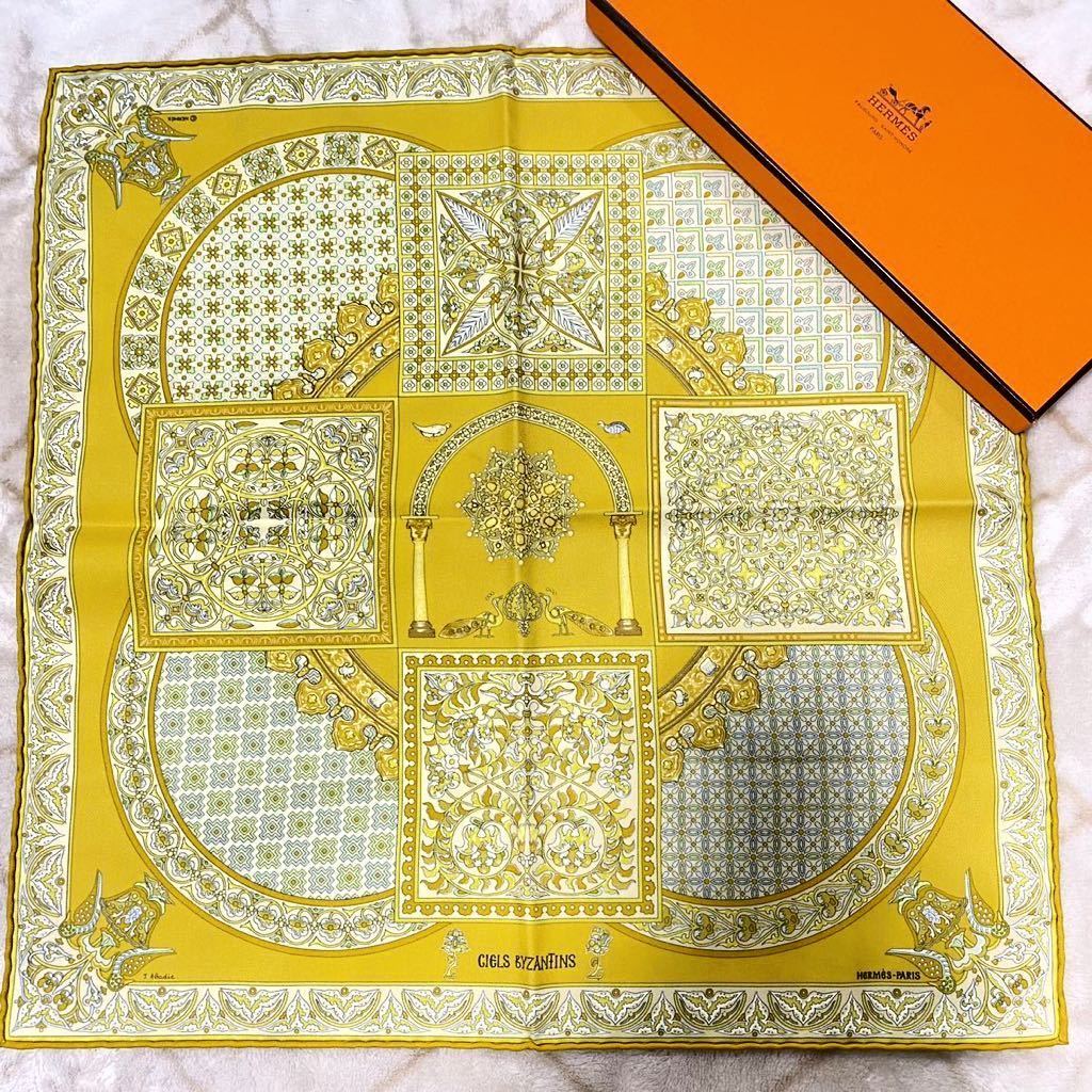 エルメス HERMES スカーフ カレ ビザンチンの空 未使用品 HERMES エルメス HERMES スカーフ カレ ビザンチンの空 未使用品 HERMES