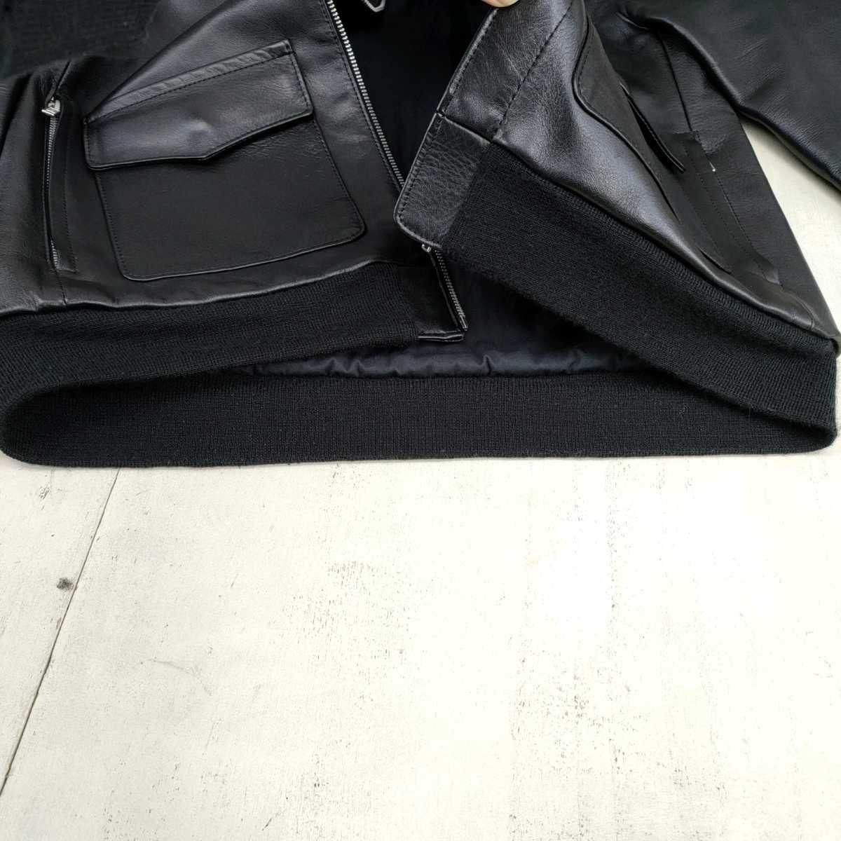 2012AW】美品/ラッドミュージシャンLAD MUSICIAN/A-2/牛革/レザー