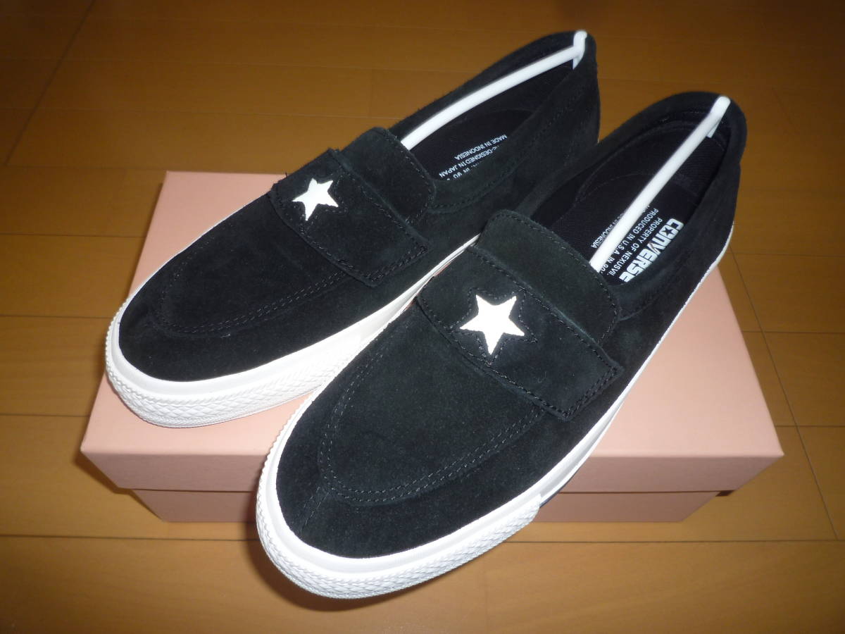 【新品】ネクサスセブン×コンバース アディクト ワンスター ローファー ブラック/ホワイト NEXUSVII.×Converse Addict One Star Loafer_画像1