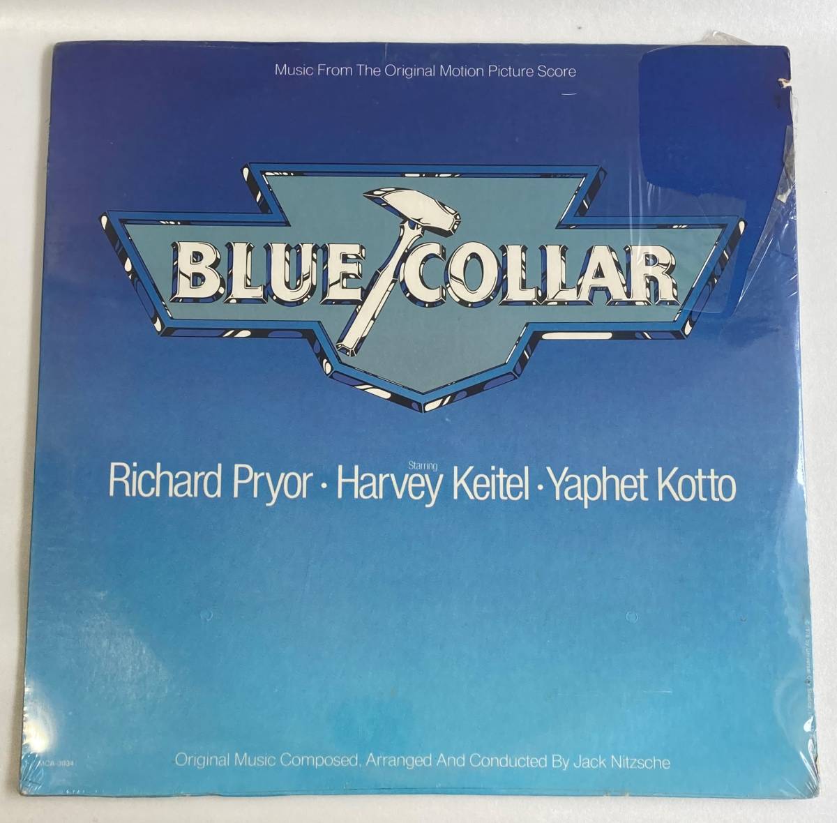 ブルー・カラー／怒りのはみだし労働者ども(1978) ジャック・ニッチェ　米盤LP MCA MCA-3034 未開封 Cutout_画像1