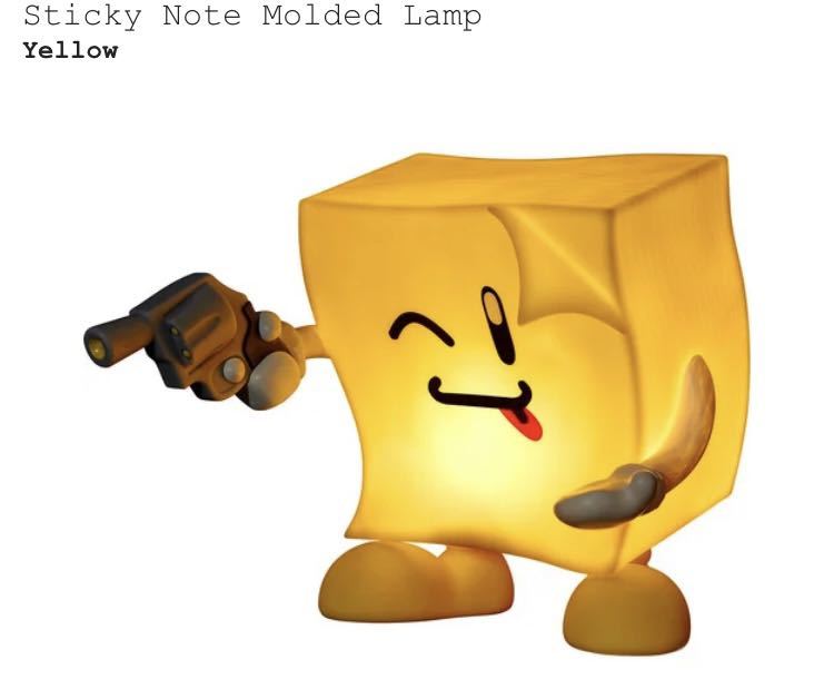 送料無料 新品 Supreme Sticky Note Molded Lamp シュプリーム ランプ