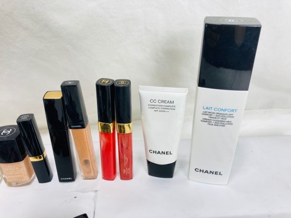 CHANEL シャネル 化粧品 まとめ セット ファンデーション ネイル マスカラ ROUGE ALLURE ヴェルニ QUATUOR LEVRES EE-220422041_画像2