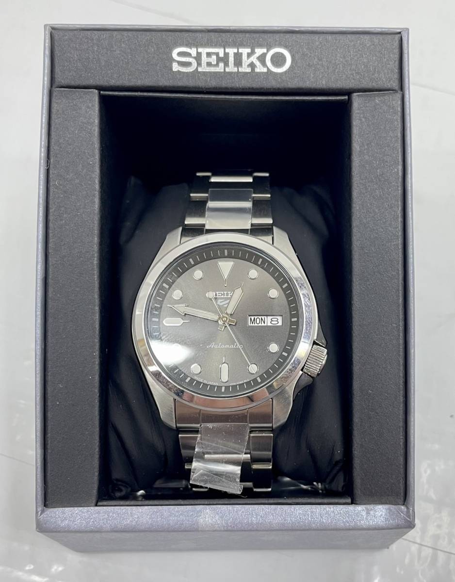 送料無料h35053 SEIKO セイコー デイデイトAT 自動巻き式腕時計 オートマチック 5スポーツ SBSA045 4R36-08L0 メンズ  美品 