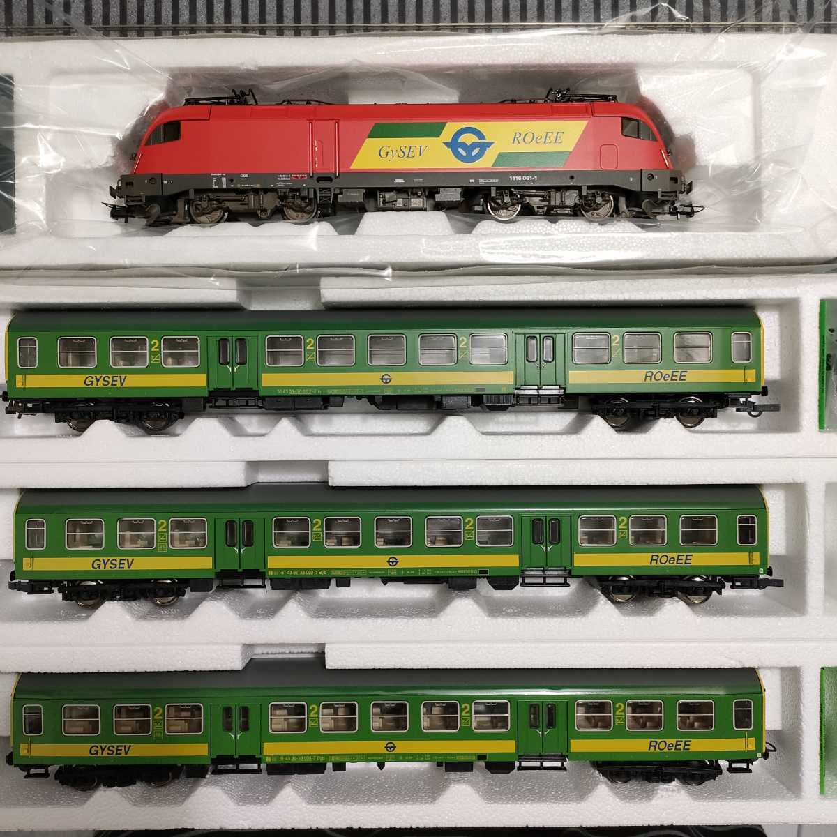 Yahoo!オークション - ROCO等 Obb/Gysev1116タウルス+Gysev客車3 Yahoo!オークション - ROCO等 Obb/Gysev1116タウルス+Gysev客車3