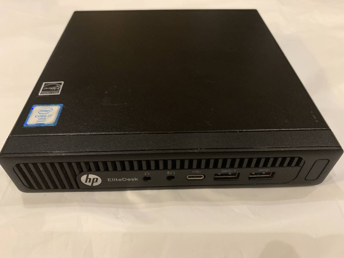 【美品】HP EliteDesk 800 DM G2 Core i7-6700T/8GB/HDD500GB/Windows11/動作確認済み_画像1