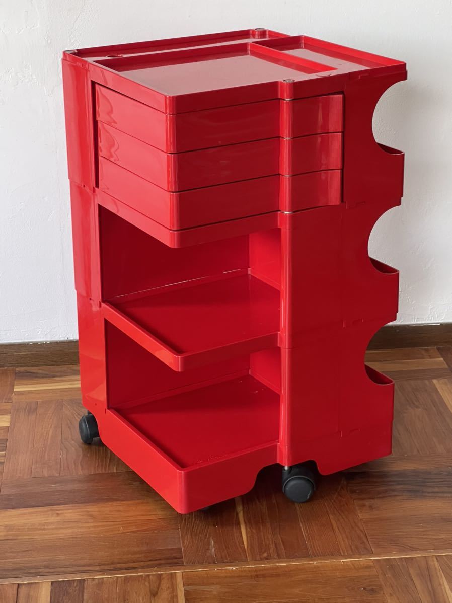 国内外の人気! ボビーワゴン レッド 2段3トレー ecousarecycling.com