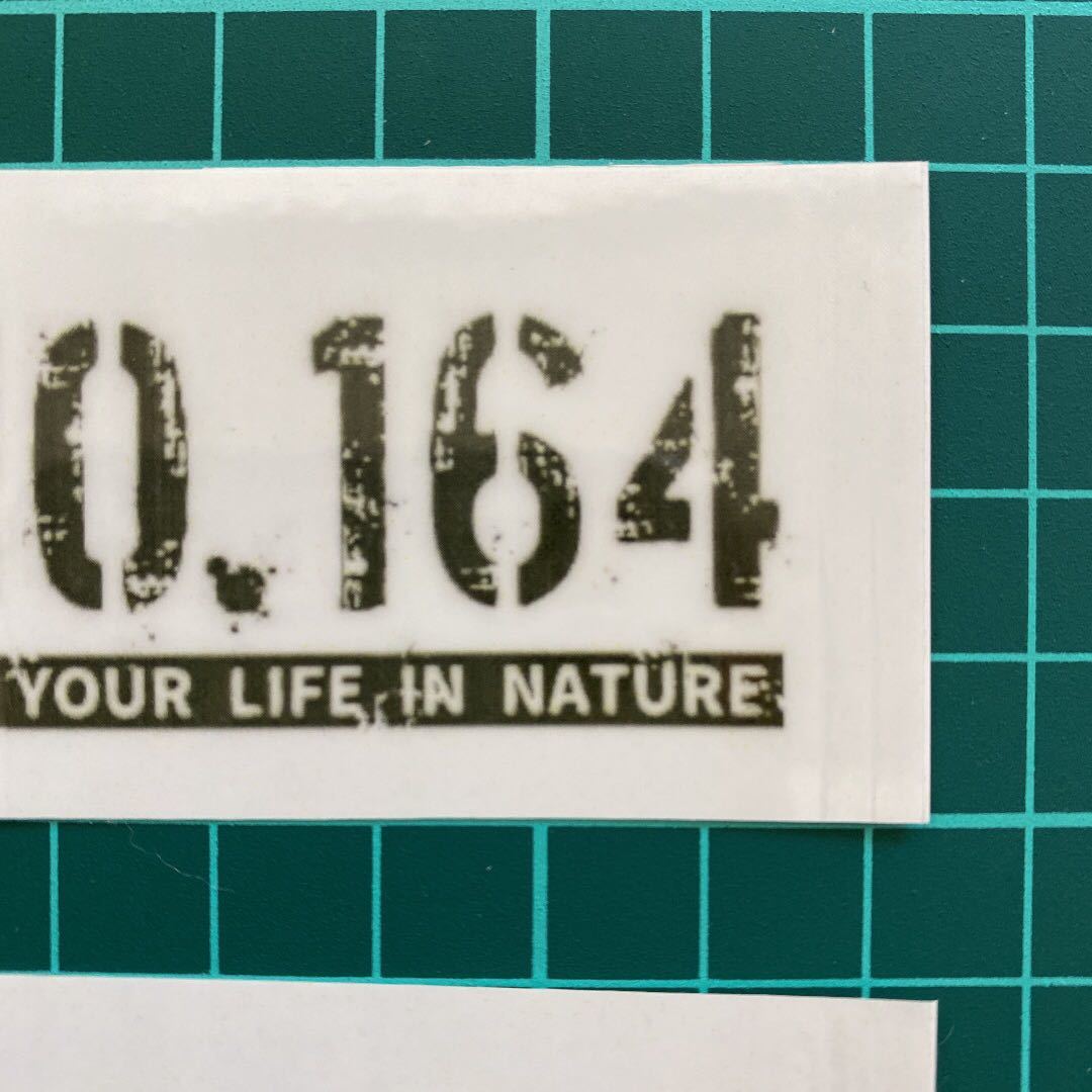 NO.164・ステッカー・2枚セット　ラミネートUV加工済耐光性OK！