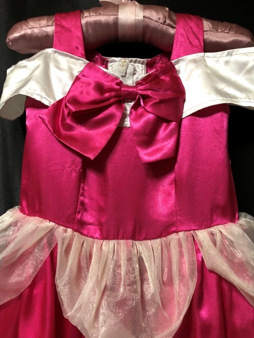 トミー　子供用　ピンクサテン　リボン　オーロラ姫ドレス　②　中古_画像3