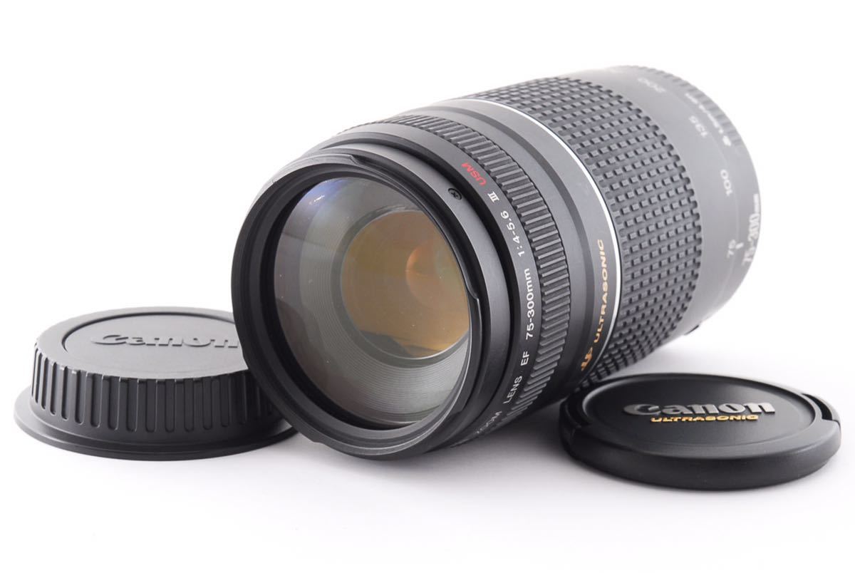 最適な価格 EF Canon キャノン 75-300mm USM☆511 Ⅲ F4-5.6 キヤノン