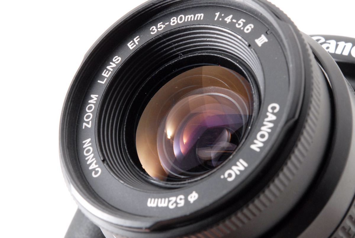 保証あり！ キャノン デジタル一眼カメラ Canon EOS Kiss X10 レンズセットCANON EF 38-80㎜1:4-5.6III【2022/09/03までの保証】☆498_画像7