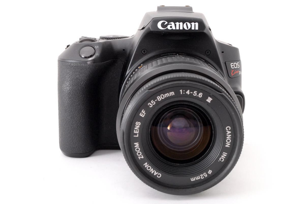 保証あり！ キャノン デジタル一眼カメラ Canon EOS Kiss X10 レンズセットCANON EF 38-80㎜1:4-5.6III【2022/09/03までの保証】☆498_画像3