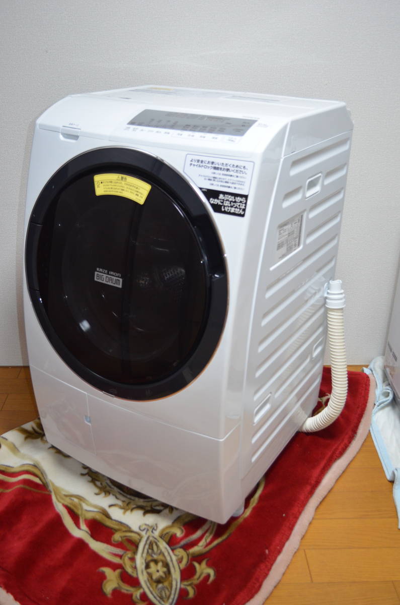 ギフト HITACHI 10KG ドラム式洗濯機 (BD-SG100FL) - 洗濯機