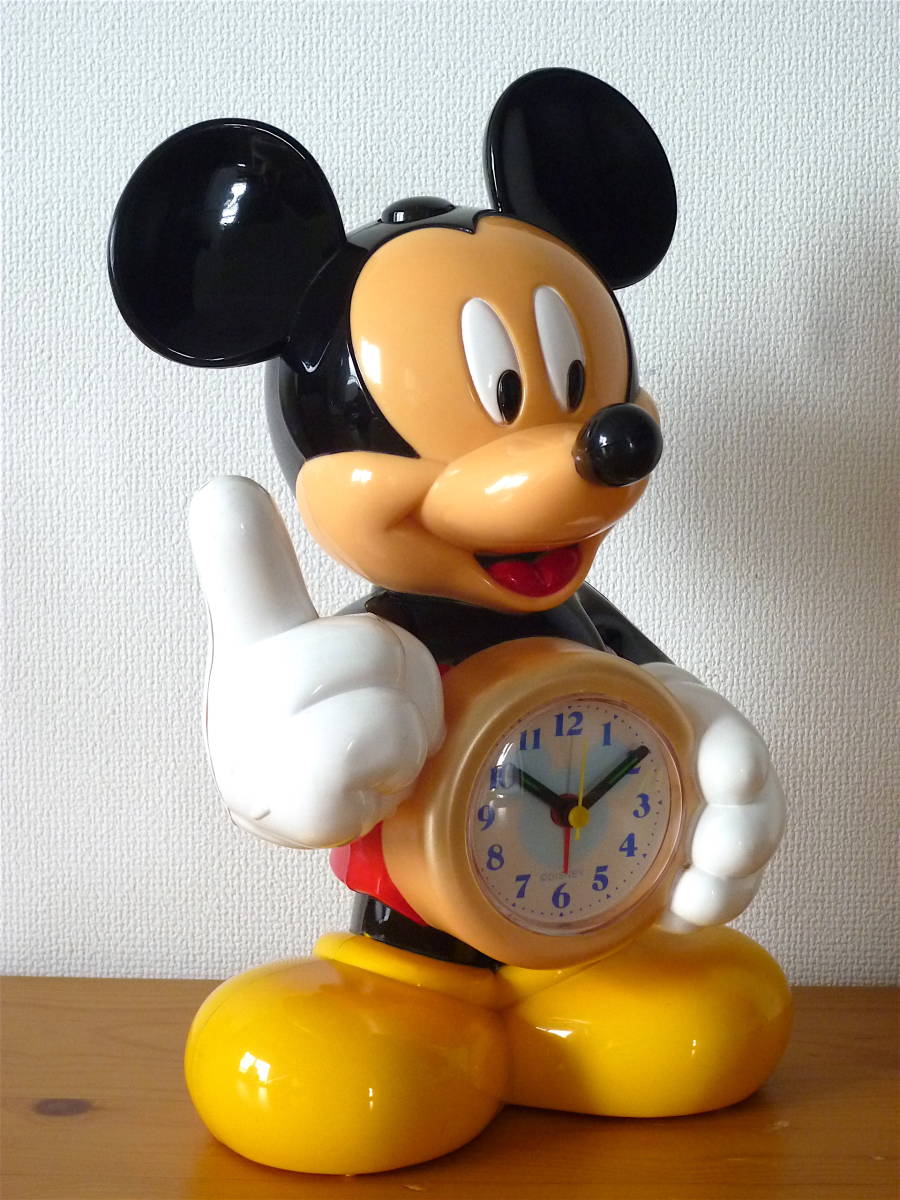 Yahoo!オークション - Disney ミッキーマウス 目覚まし時計 トーキング 