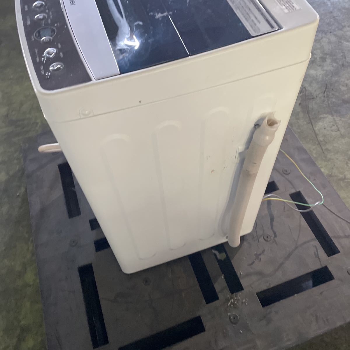 N0510-3 ◇Haier ハイアール 全自動電気洗濯機 JW-C55A ホワイト 5.5kg