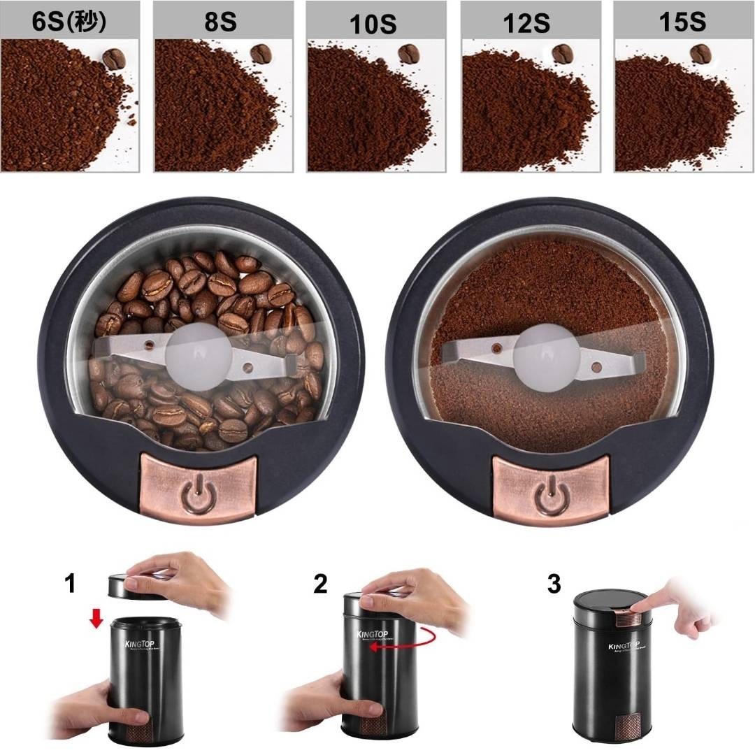 コーヒーミル  電動　数回のみ使用の美品！