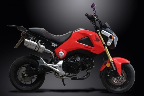 DELKEVIC スリップオンステンレスマフラー★HONDA MSX125 GROM TAIL TIDY 2013-2015 200mm KIT02G2_画像3