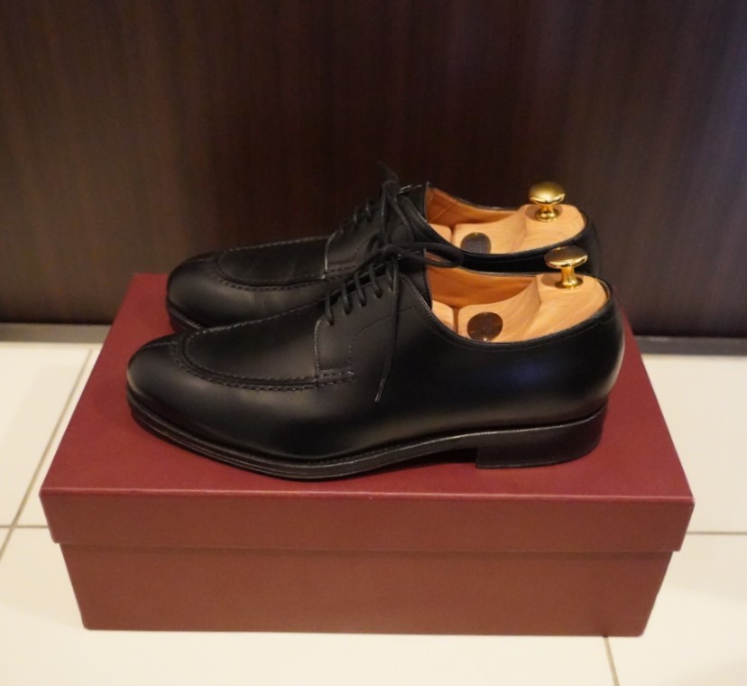メーカー直売】 カルミナ 靴 ドレス CARMINA Uチップ(UK7.5) ラスティ