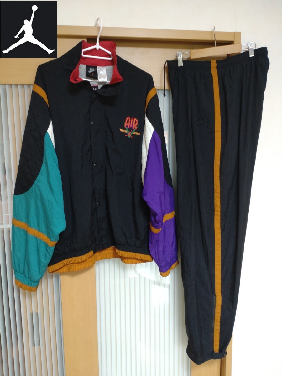 used】希少 美品 NIKE jordan ナイロンセットアップ|PayPayフリマ