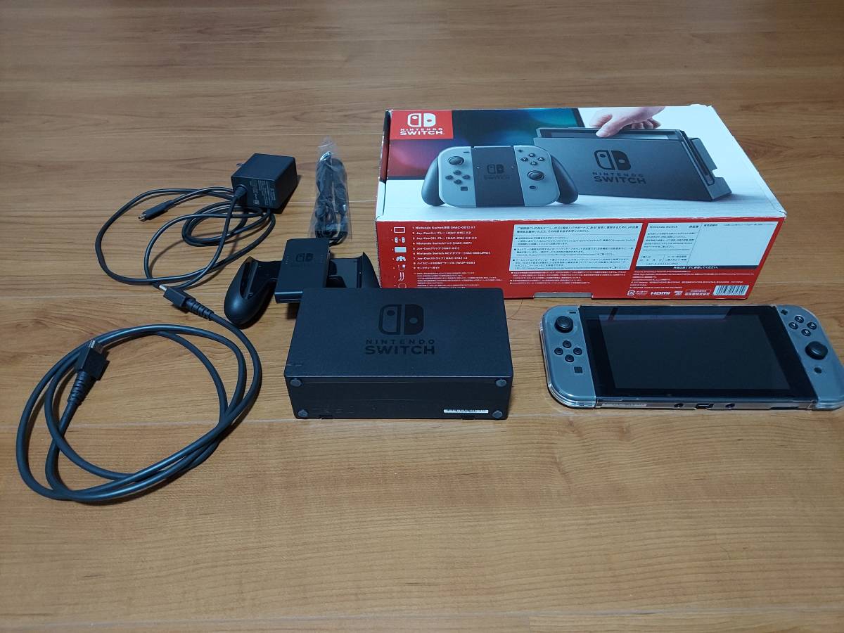 Nintendo Switch 本体 (ニンテンドースイッチ) Joy-Con(L)/(R) グレー