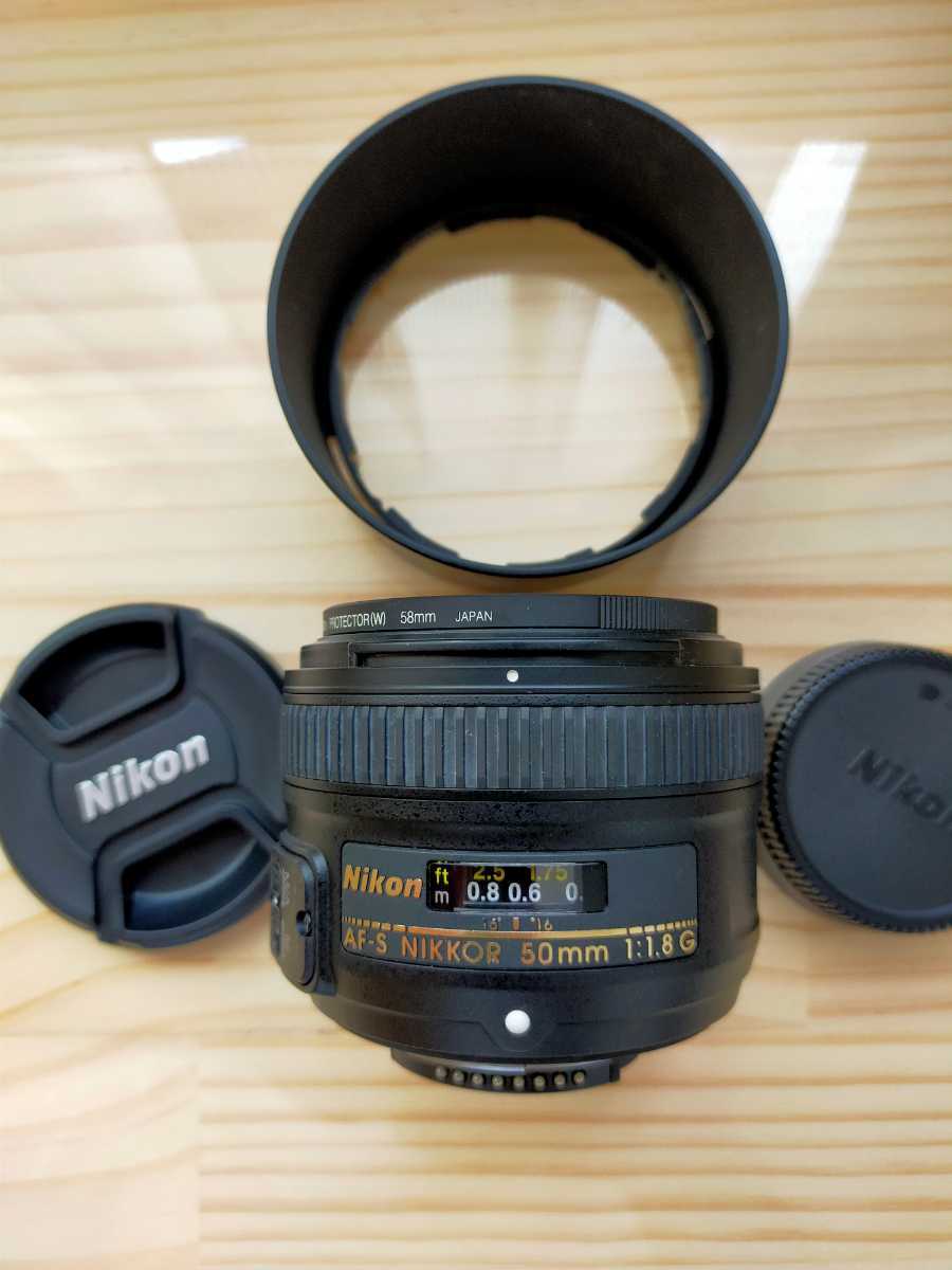 正規取扱店】 AF-S ニコン Nikon NIKKOR 付属品充実♪ F1.8G 50mm 