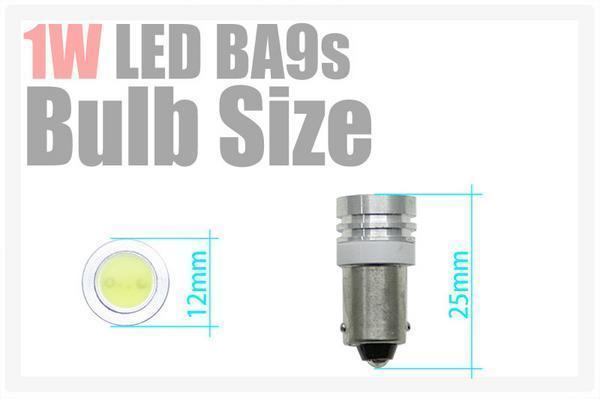 LED BA9s(G14) 1W ポルシェ 911 930型式 LEDルームランプ等（送料無料）_画像2