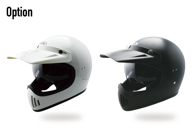 フルフェイス ヘルメット Ben'80 ホワイト（インナーバイザー付き）Z900RS・ESTRELLA・BOLT・Vストーム_画像4