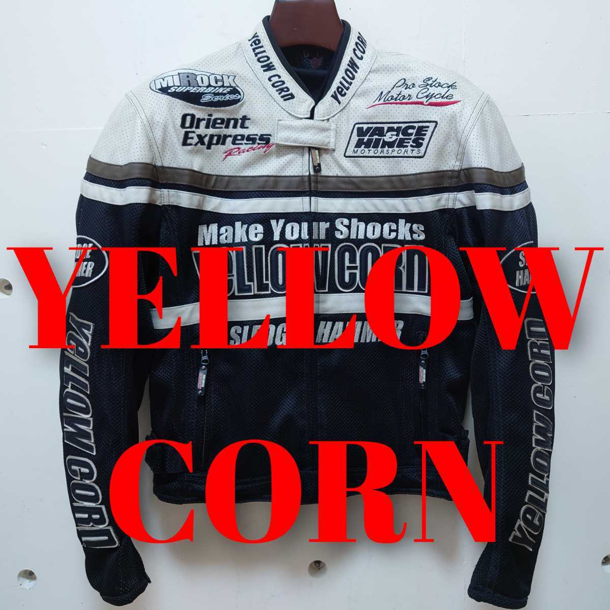 試着保管】3.1万 YELLOW CORN BB-1104 メッシュジャケット イエロー