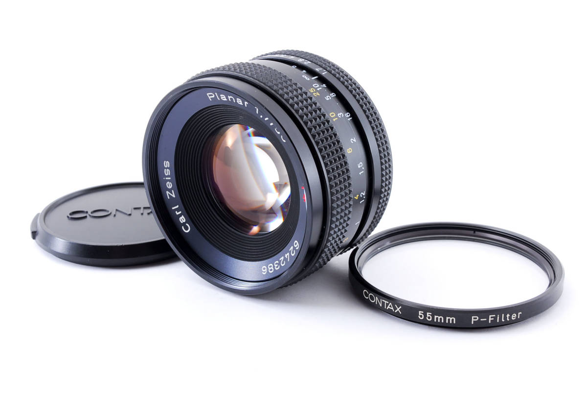 美品】Contax Carl Zeiss Planar 50mm f/1.7 AEJ MF Lens C/Y #r318