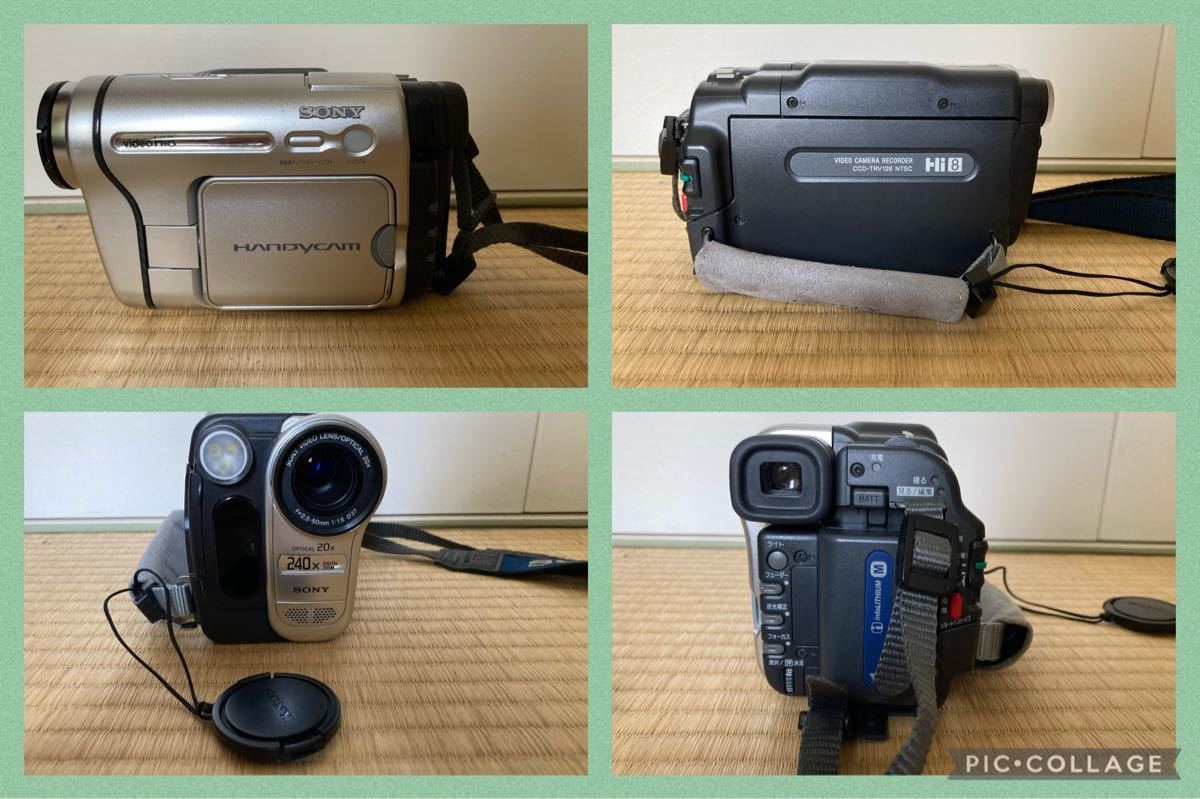Hi8 8ミリビデオカメラ CCD-TRV126 ビデオカメラレコーダー SONY Hi8 8ミリビデオカメラ CCD-TRV126 ビデオカメラレコーダー SONY