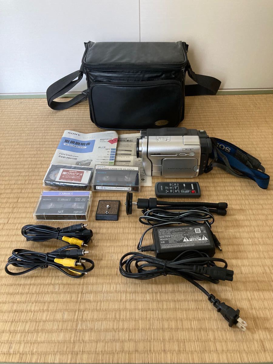 Hi8 8ミリビデオカメラ CCD-TRV126 ビデオカメラレコーダー SONY Hi8 8ミリビデオカメラ CCD-TRV126 ビデオカメラレコーダー SONY