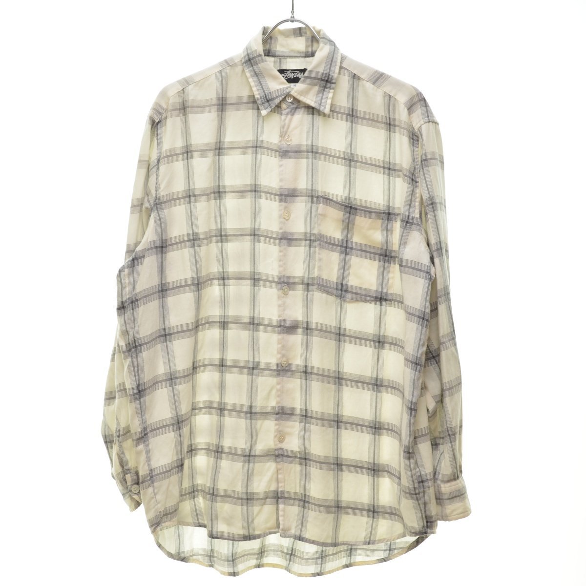 超特価 STUSSY ステューシー チェック柄シャツ ecousarecycling.com