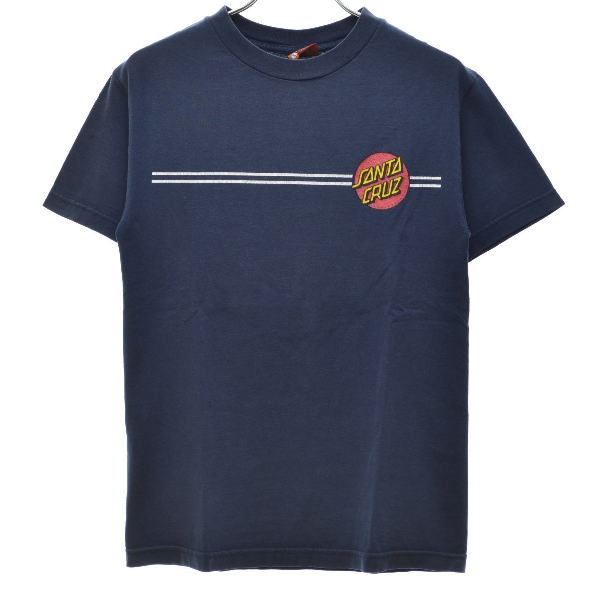【Sサイズ】SANTA CRUZ / サンタクルーズ 90s NHSタグ USA製 ロゴ半袖Tシャツ