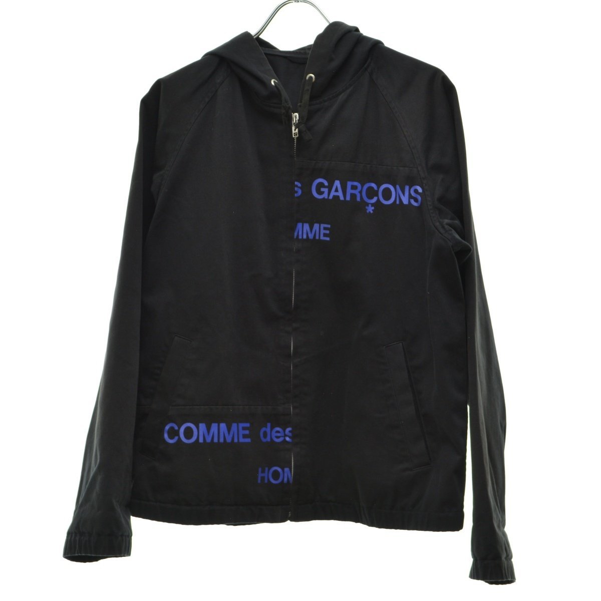 COMME des GARCONS HOMME ずらし スプリットロゴ パーカー