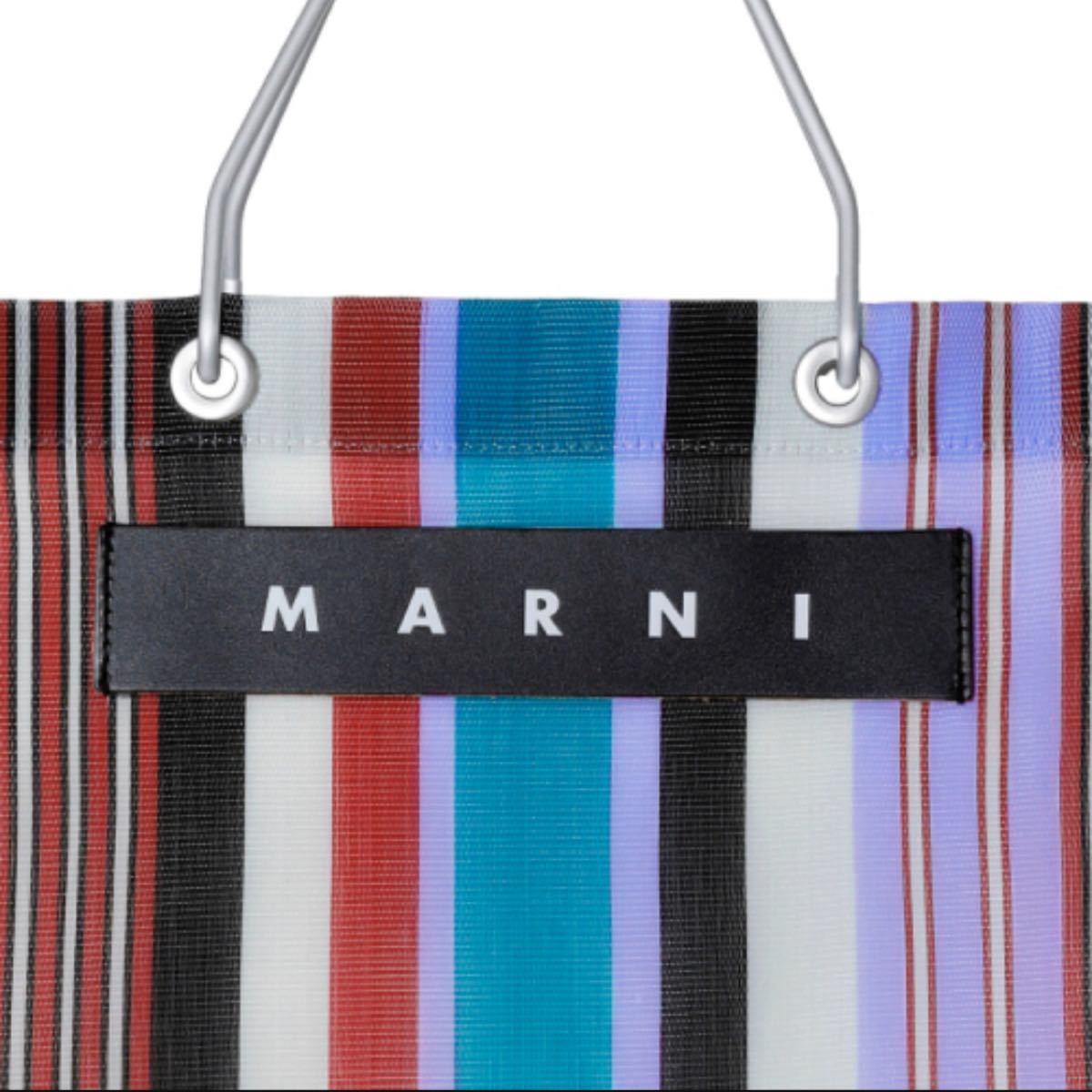 MARNI マルニ ストライプバッグ ライトライム ホリデー限定【新品タグ