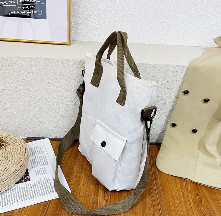 トートバッグ（ホワイト） 帆布 キャンバス 鞄 バッグ レディース・メンズ