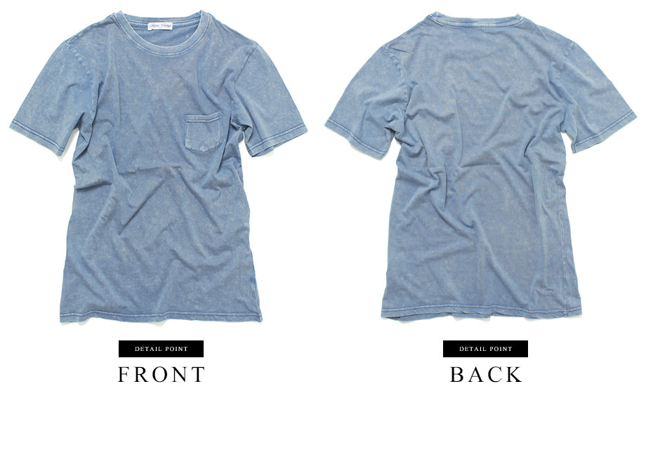 《 ラスト1点 》 半袖 Tシャツ メンズ ブラック 黒 L 新品 未使用 カットソー ポケットTシャツ ポケT ブリーチ カジュアル 【STS-25335】
