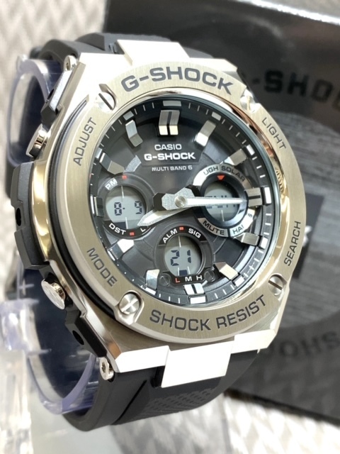 新品 G-SHOCK 電波ソーラー腕時計 G-STEEL カシオ Gショック Gスチール CASIO 腕時計 ビックフェイス 電波ソーラー 多機能腕時計_画像4