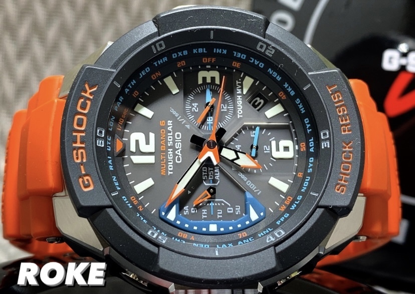 CASIO カシオ G-SHOCK スカイコックピット 電波ソーラー腕時計 Yahoo!オークション - 新品 G-SHOCK Gショック ジーショック