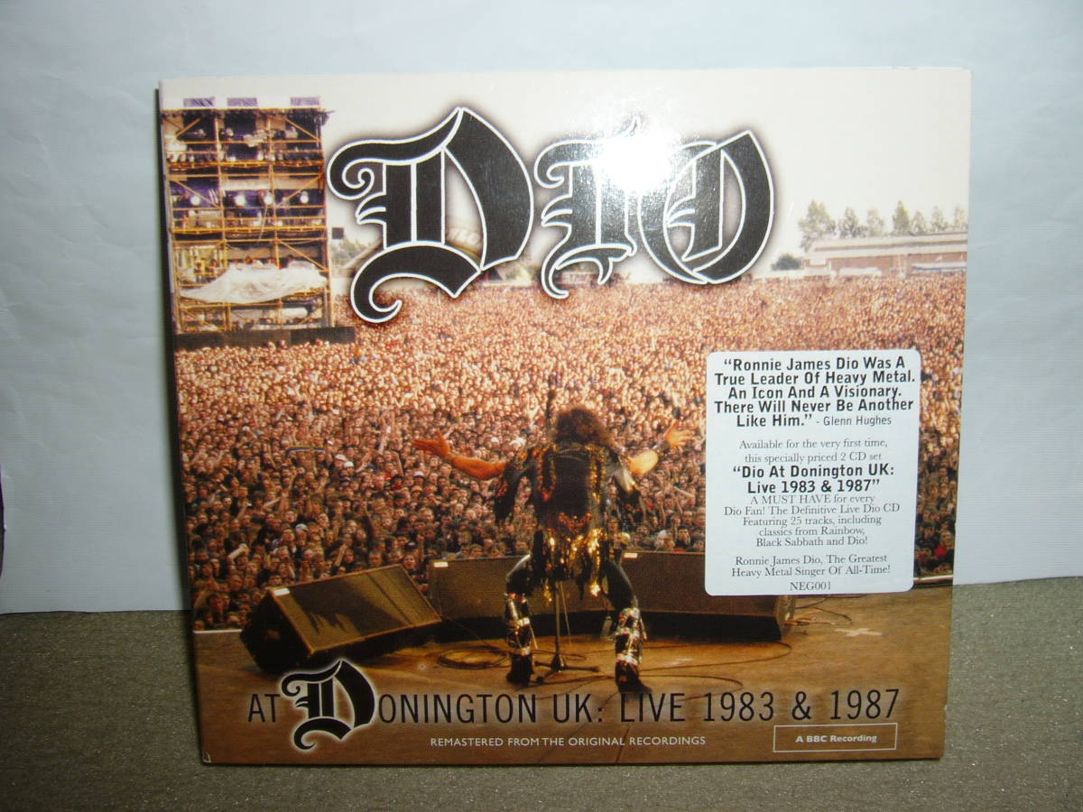 全盛期Dio ”Monsters of Rock”出演時の貴重な公式ライヴ音源「At Donington UK: Live 1983 &1987」二枚組仕様版　輸入盤中古。_画像1
