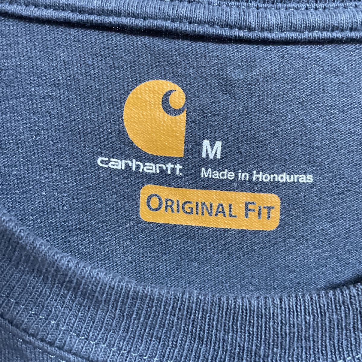 【値下げ中】Carhartt カーハート Tシャツ　Mサイズ　ネイビー