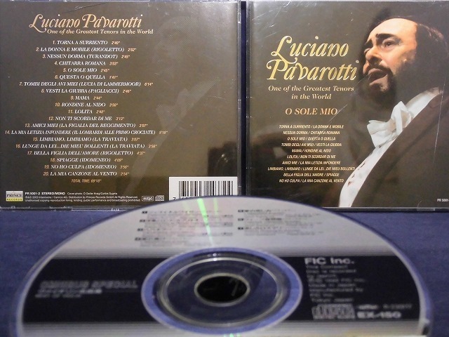 33_00380 O Sole Mio Luciano Pavarotti (クラシックCD) ルチアーノ・パヴァロッティ_画像1