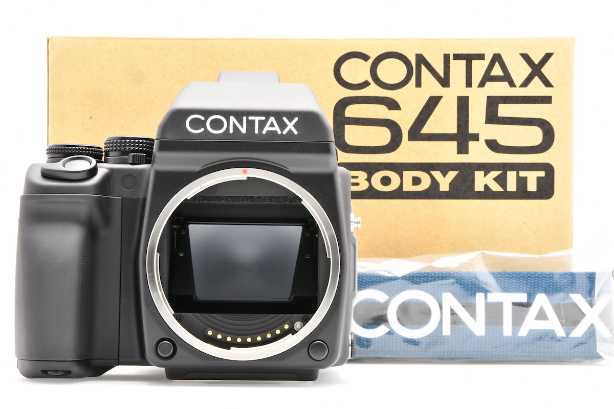 CONTAX 645 ボディ 美品 元箱付き コンタックス 中判一眼レフ フィルム