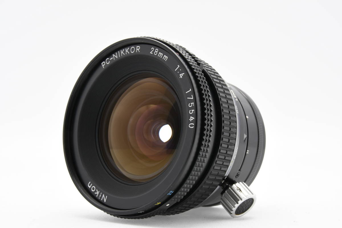 Nikon PC-NIKKOR 28mm F4 Fマウント MF一眼レフ用 シフトレンズ 単焦点