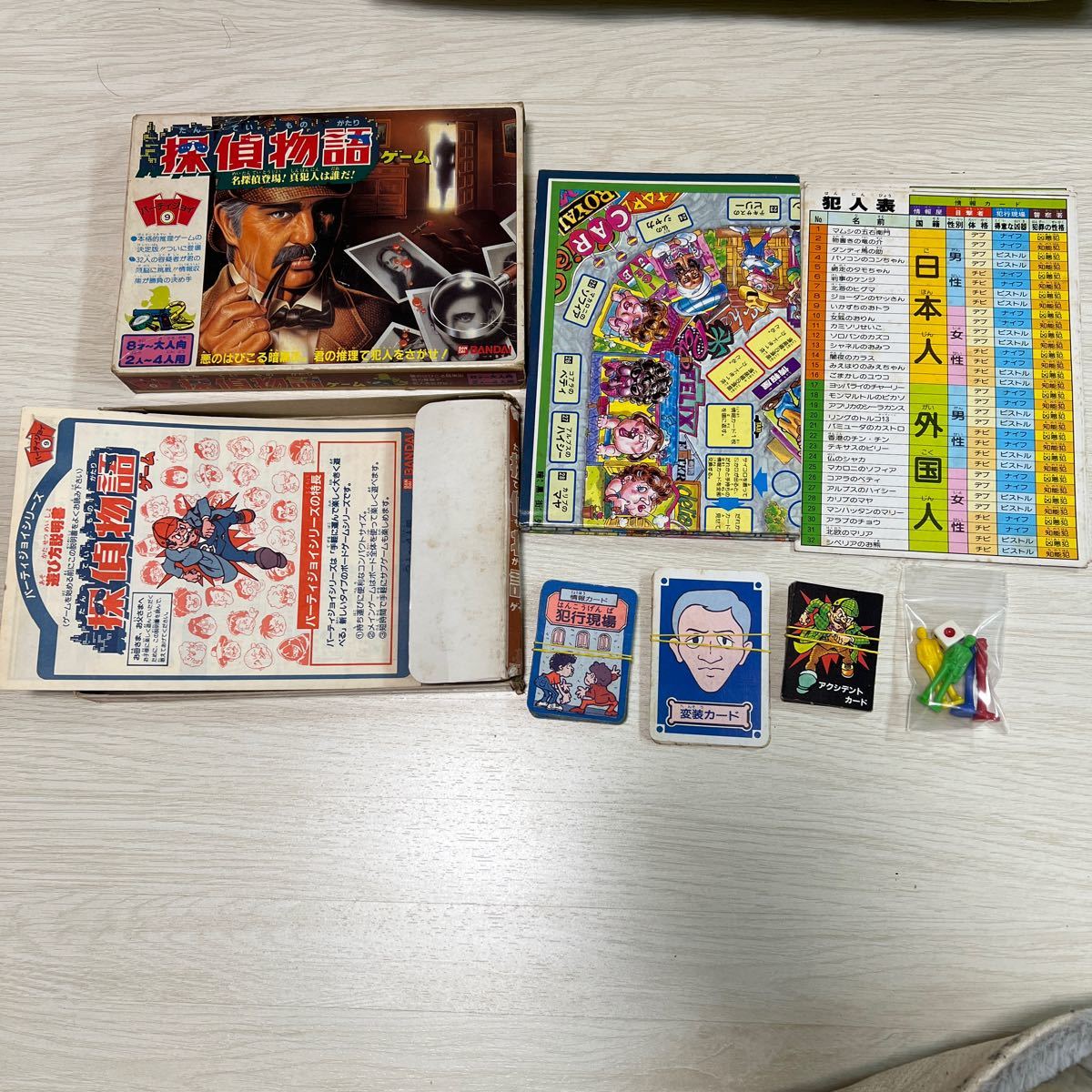 パーティジョイ 9 探偵物語ゲーム レトロ 昭和 ボードゲーム パーティジョイ 9 探偵物語ゲーム レトロ 昭和 ボードゲーム