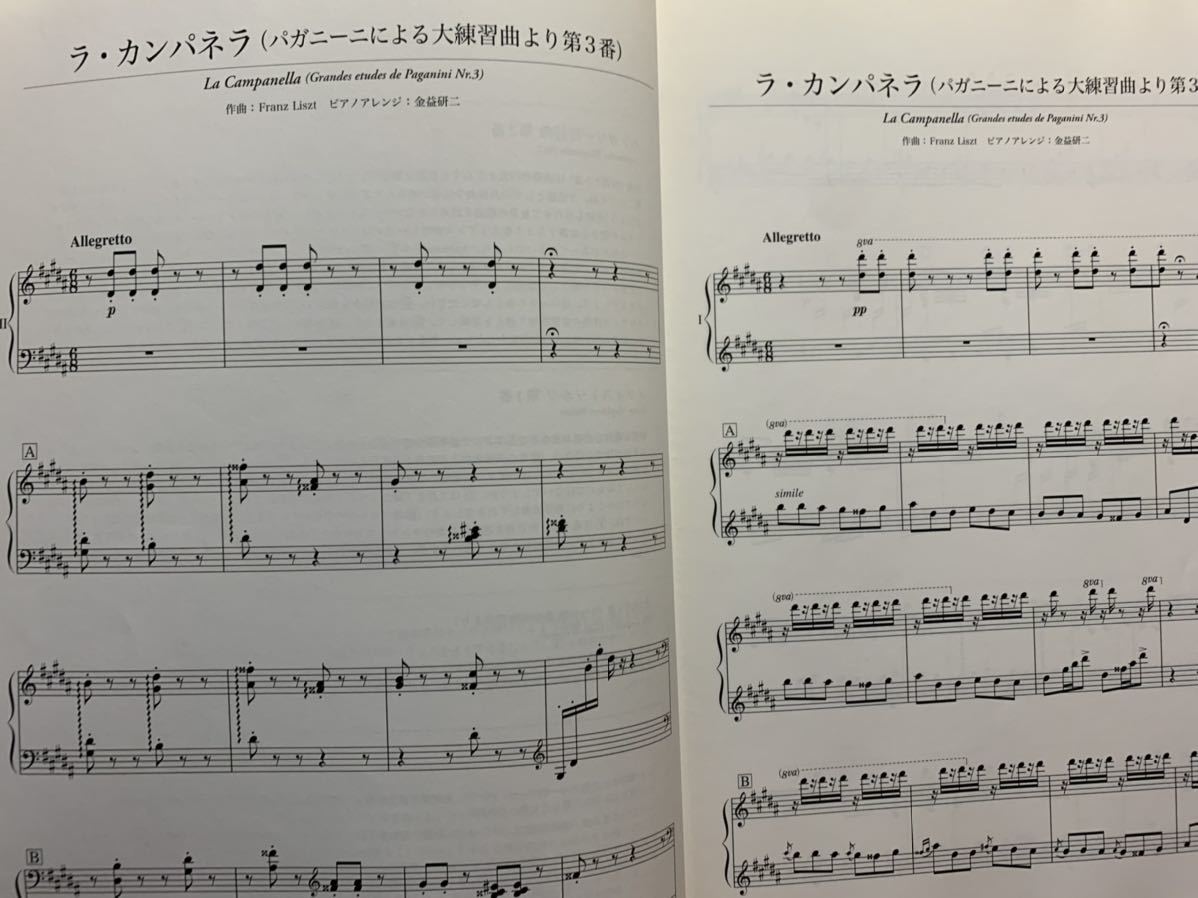 ピアノ 連弾 楽譜 上級 リスト イン デュオ　Liszt in DUO　編曲：大宝博 金益研二_画像4