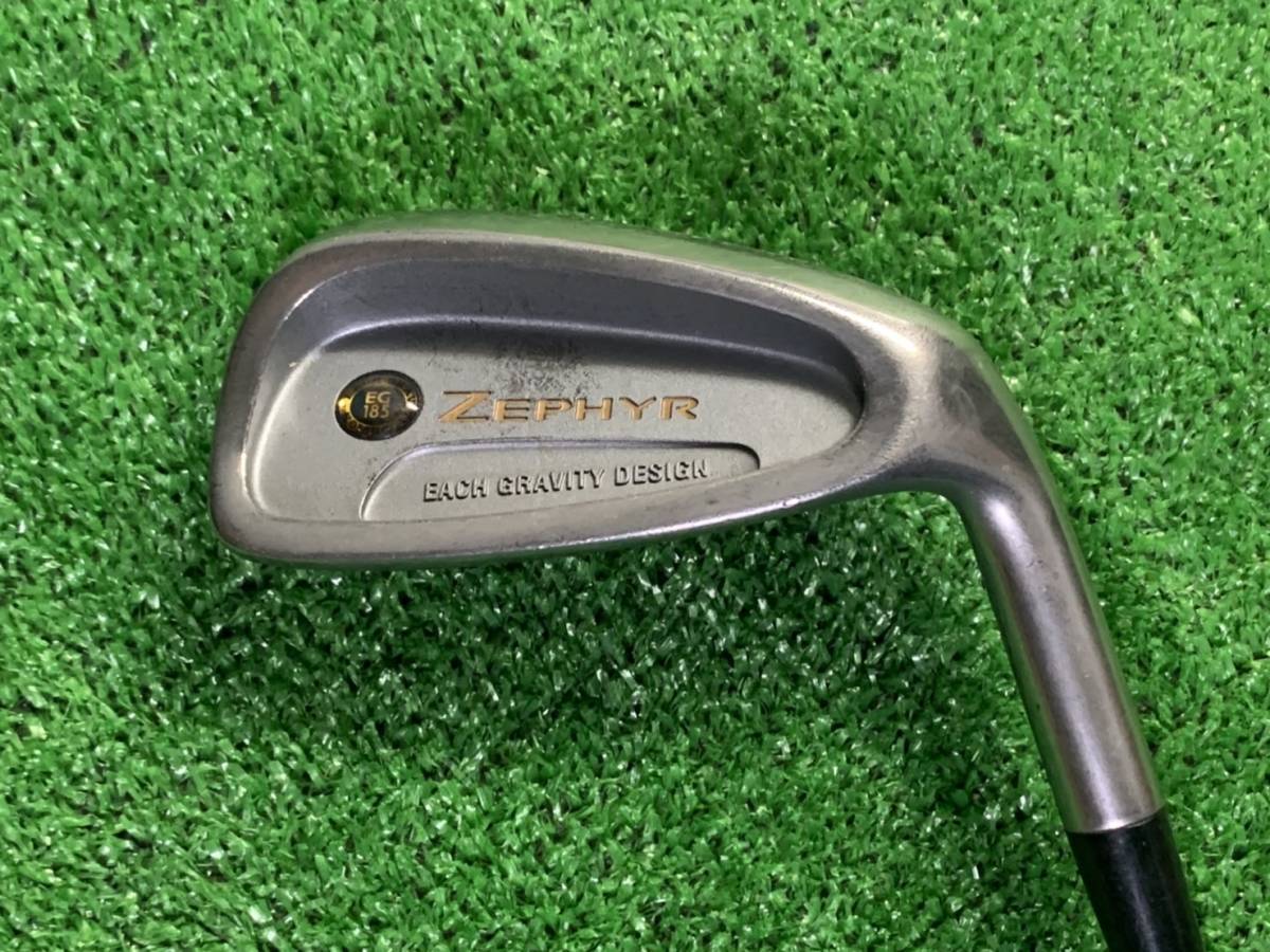 【AI-2444】中古 単品アイアン　Mizuno ミズノ　ZEPHYR　EG 185　8番アイアン　純正カーボン　Flex 7_画像1