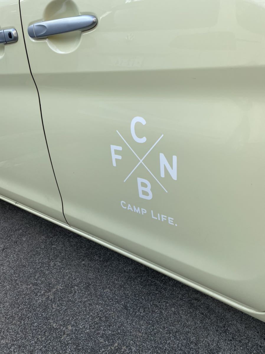 217.【文字変更可能】 CAMP LIFE. 大ステッカー カッティングステッカー キャンプ CAMP アウトドア 【新品】_画像7